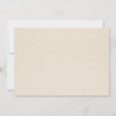 Blumeneis Brautdusche Einladung (Rückseite)