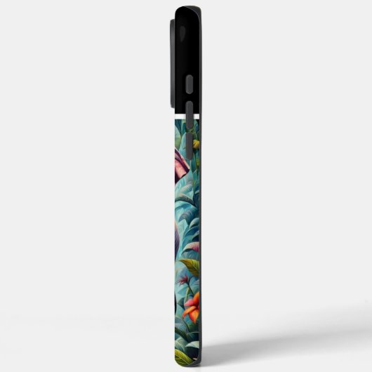 BlumenElefant im Dschungel Case-Mate iPhone Hülle (Rückseite / Links)