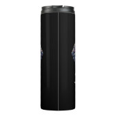 BlumenElefantenportrait: Seraphinas Schönheit Thermosbecher (Rückseite)