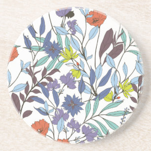 Blumenelegant, Abstrakter Vintager Hintergrund. Getränkeuntersetzer