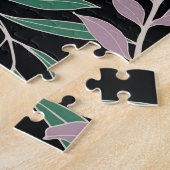 Blumenelegant: Abstrakter Vintager Hintergrund Puzzle (Seite)