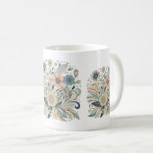 Blumenelegant in Pastel Tones Tasse (VorderseiteRechts)