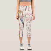 Blumenelegant-Leggings4 Capri Leggings (Vorderseite)