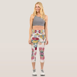Blumenelegant Leggings8 Capri Leggings