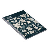 Blumeneleganten-Notebook Notizblock (Rechte Seite)