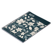 Blumeneleganten-Notebook Notizblock (Linke Seite)