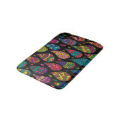 Blumeneleganz, abstrakter Hintergrund. Badematte (Schrägansicht)