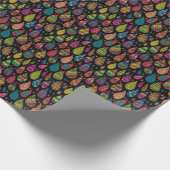 Blumeneleganz, abstrakter Hintergrund. Geschenkpapier (Ecke)