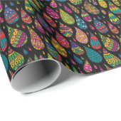 Blumeneleganz, abstrakter Hintergrund. Geschenkpapier (Rolleneckpunkt)