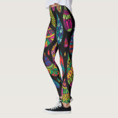 Blumeneleganz, abstrakter Hintergrund. Leggings (Links)
