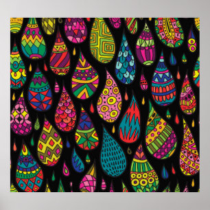 Blumeneleganz, abstrakter Hintergrund. Poster