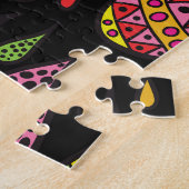 Blumeneleganz, abstrakter Hintergrund. Puzzle (Seite)