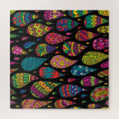 Blumeneleganz, abstrakter Hintergrund. Puzzle (Horizontal)