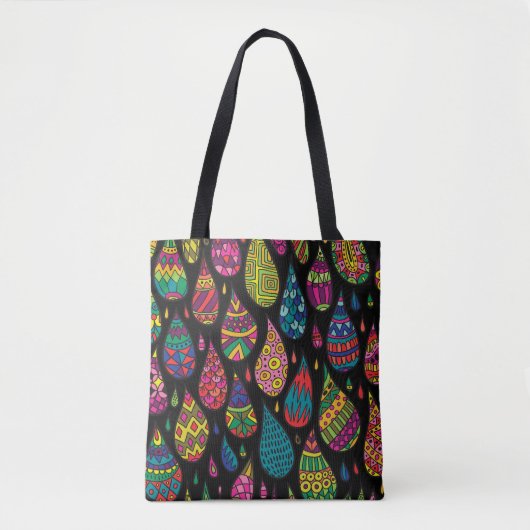 Blumeneleganz, abstrakter Hintergrund. Tasche (Vorderseite)