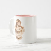 Blumeneleganz Frau Tasse (Vorderseite Links)