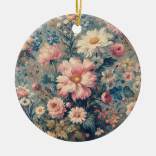 Blumeneleganz Keramik Ornament