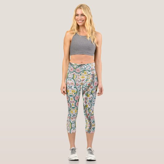 Blumeneleganz Leggings3 Capri Leggings (Vorderseite)