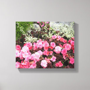 Blumeneleganz Leinwanddruck