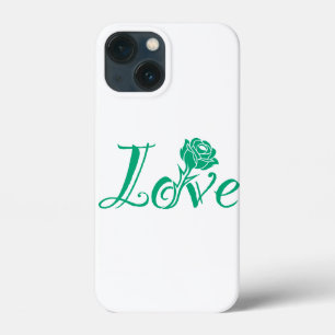 Blumeneleganz: Liebe illustriert mit Rose Case-Mate iPhone Hülle