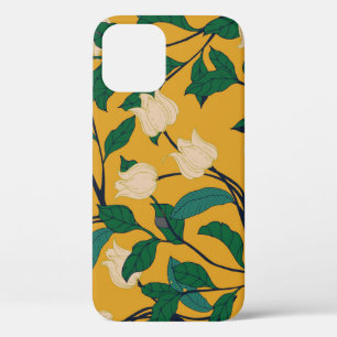 Blumeneleganz: Vintages Blattmuster. Case-Mate iPhone Hülle