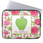 Blumenelektronik-Tasche für Lehrer Laptopschutzhülle (Vorderseite)