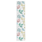 Blumenelemente modernes Design  Kurzer Tischläufer (Vorderseite)
