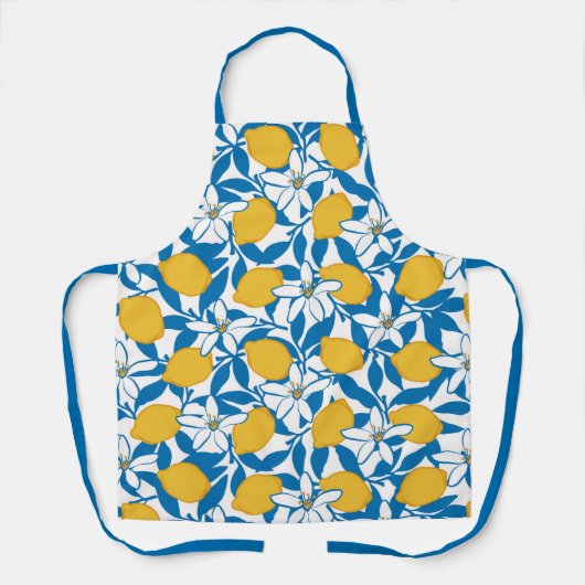 Blumenemon Sketch Handgezeichnet - Schürze (Vorderseite)