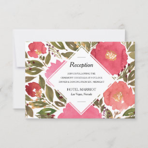 Blumenempfangskarte Bloom Einladung