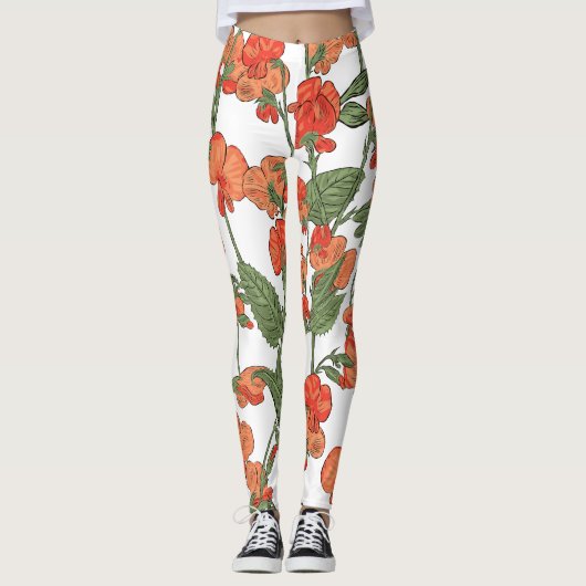 Blumenenergisierung Leggings (Vorderseite)