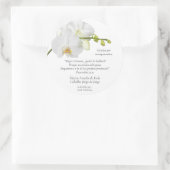 Blumenerinnerung Runder Aufkleber (Tasche)