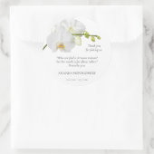 Blumenerinnerung Runder Aufkleber (Tasche)