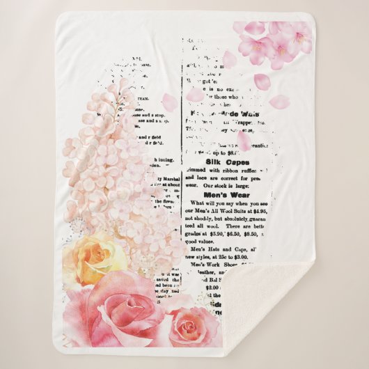 Blumenerklärung Sherpadecke (Vorderseite)