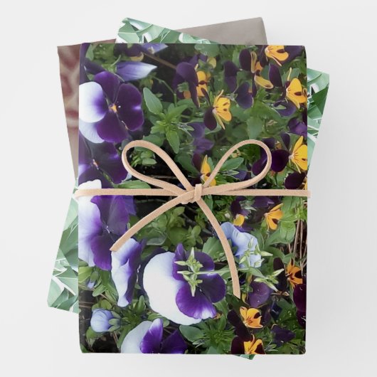 Blumenexplosion Geschenkpapier Set (Beispiel)