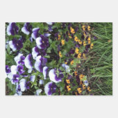 Blumenexplosion Geschenkpapier Set (Vorderseite)