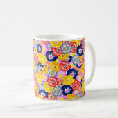 Blumenexplosion Kaffeetasse (VorderseiteRechts)