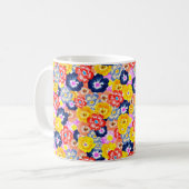 Blumenexplosion Kaffeetasse (Vorderseite Links)