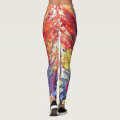 Blumenexplosion Leggings (Rückseite)