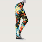 Blumenexplosion Leggings (Rechts)