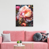 Blumenexplosion Leinwanddruck (Insitu (Wohnzimmer))