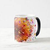 Blumenexplosion Morphing Tasse - 11 oz Tasse (VorderseiteRechts)