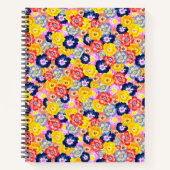 Blumenexplosion Notizblock (Vorderseite)