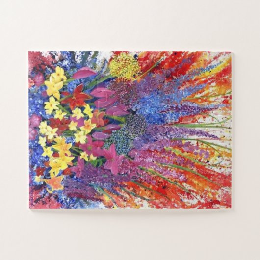 Blumenexplosion Puzzle (Horizontal)