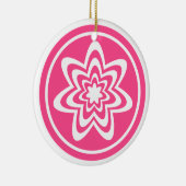 Blumenexplosionsschmuck, rosa keramik ornament (Rechts)