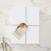 Blumenfall-Brautparty Geschenkanhänger (Mit Garn)