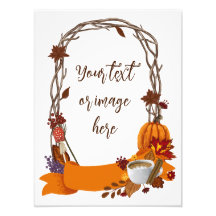 Blumenfall-Wreath-Blume Kürbiskaffee