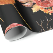 Blumenfallpapier Geschenkpapier (Rolleneckpunkt)