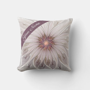 Blumenfantasie, Abstrakte moderne Blume Kissen