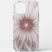 Blumenfantasie, Abstrakte moderne Pastell-Blume Case-Mate iPhone Hülle (Rückseite)