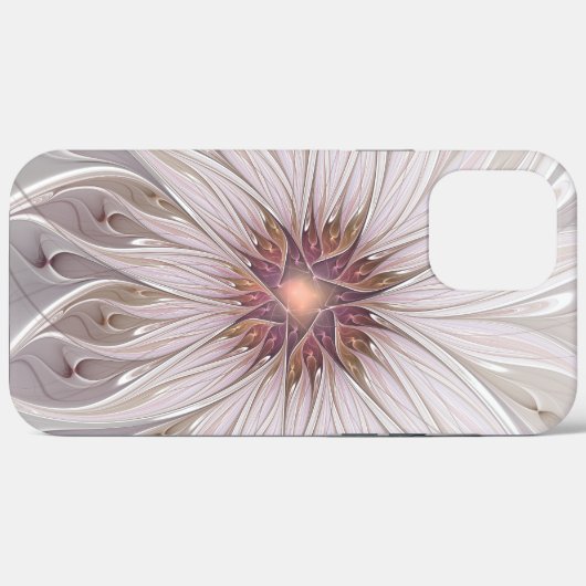 Blumenfantasie, Abstrakte moderne Pastell-Blume Case-Mate iPhone Hülle (Rückseite (Horizontal))