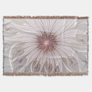 Blumenfantasie, Abstrakte moderne Pastell-Blume Decke